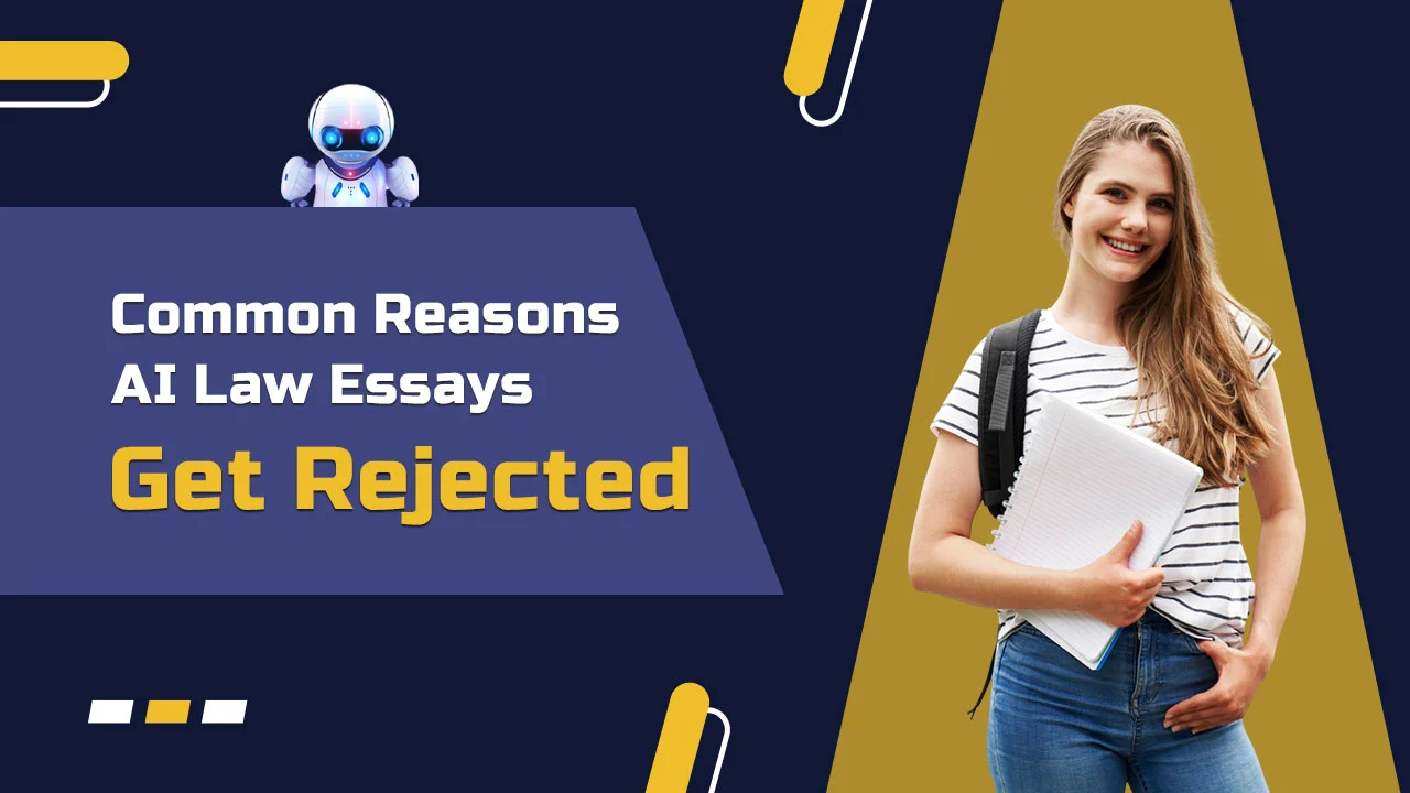 Common flaws that cause AI law essays to be rejected.